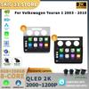 Android13 для Volkswagen Touran 1 2003 - 2010 Автомобильный мультимедийный стереоплеер Навигация GPS Auto Carplay Задняя камера Видео 5G Wi-Fi