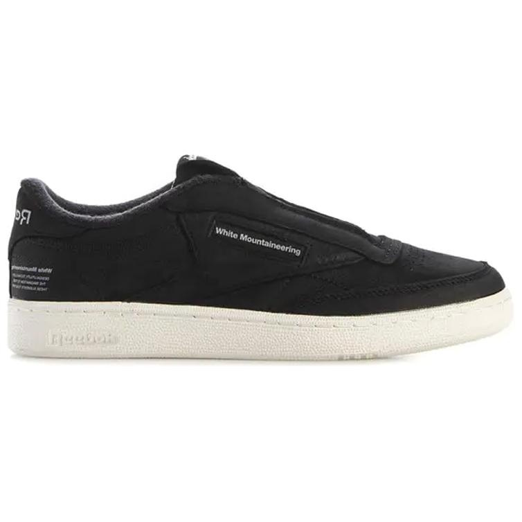 White Mountaineering x Reebok Club C 85 Черный Мел Унисекс Кроссовки Серый 100218233