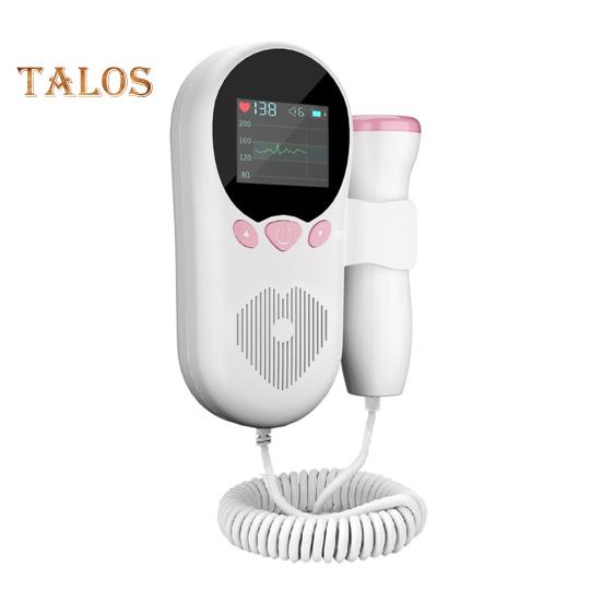 Фетальный монитор с большим ЖК-экраном, удобным интерфейсом, простым в считывании показаний, работающим от батареи, портативным монитором сердечного ритма ребенка