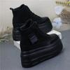 Fashion 14cm Women Ankle Boots Platform Wedge Sneakers Boots Spring Autumn Summer Boots Shoes for Women Booties