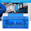 Din Rail Terminal Block Distribution Box Terminal Distribution Box Din Rail 2-Level Single Phase with Transparent Dust Cover 211