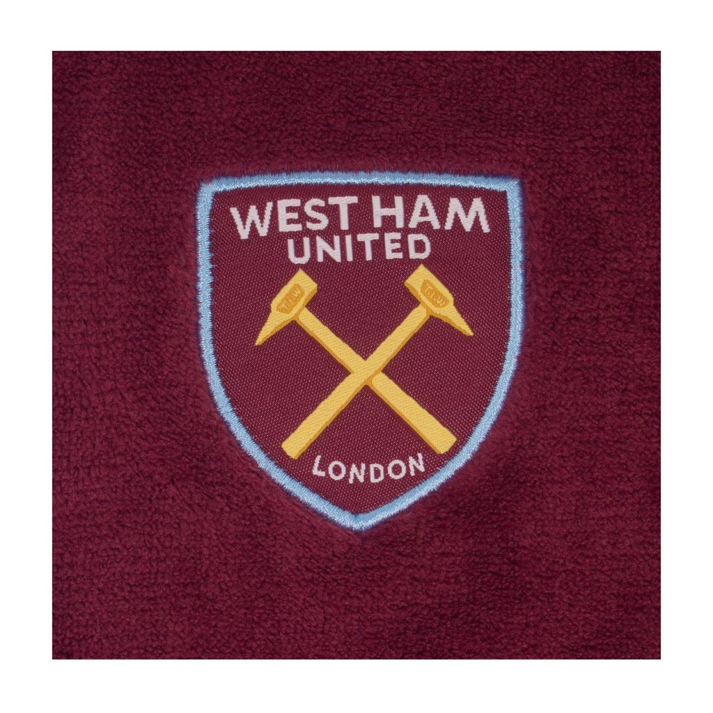 West Ham United FC Baby Crest Fleece Dressing Gown