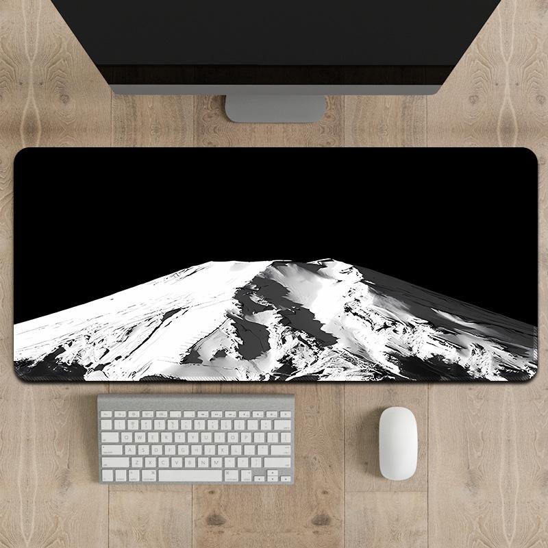 Mouse Pad Thickened Edge Lock Computer Desk Pad Office Study Pad Large Non-slip Keyboard Pad