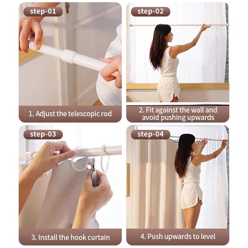 90cmx150cm Lace Curtains Double Layer Polyester Living Room Hanging Curtain Window Decoration Blackout Drape Romantic