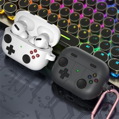 Чехол для геймпада AirPods 4 2024 Чехол для беспроводных наушников с рисунком для AirPods Pro 2 Мягкий защитный чехол для AirPods 1 2 3