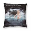 Horror Movie Jaws Square Pillowcase Pillow Cover Cushion Decor Comfort Throw Pillow for Home Car