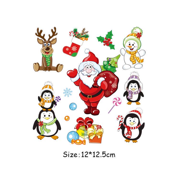 Симпатичная детская одежда, рождественские нашивки, термонаклейки «сделай сам», термопринт, домашние утюги