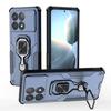 KEYSION Противоударный бронированный чехол для POCO F6 Pro Мягкий силикон+ПК Вертикальная металлическая кольцевая подставка Чехол для телефона для Xiaomi POCO X6 Pro 5G
