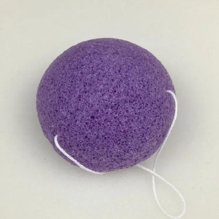 5pcs Konjac Sponge for Washing Face Round Konjac Konnyaku Sponge Facial Cleansing Exfoliator Bathing Puff