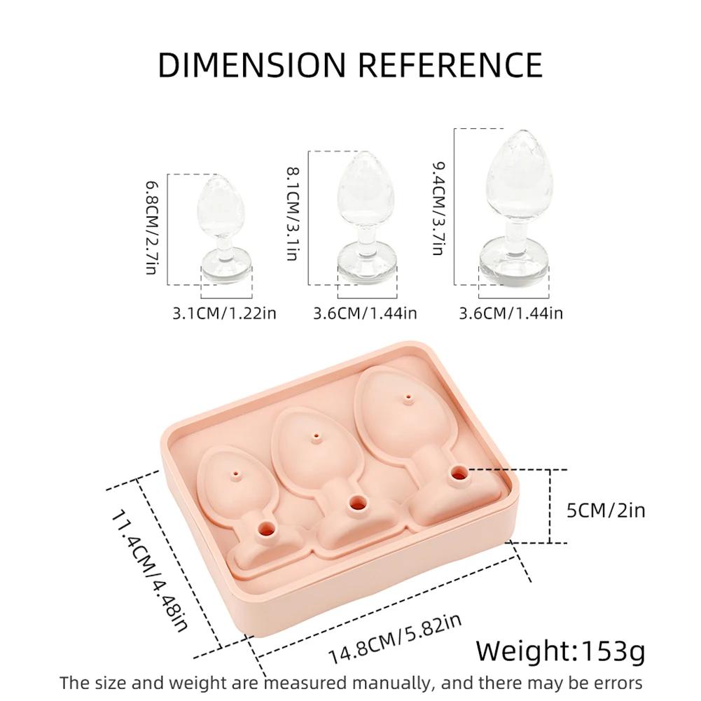 New Adult Prank Ice Cube Mold Trays Fun Shapes Novelty Silicone Ice Cube Molds for Ice Chilling Whiskey Cocktails Juice Drink