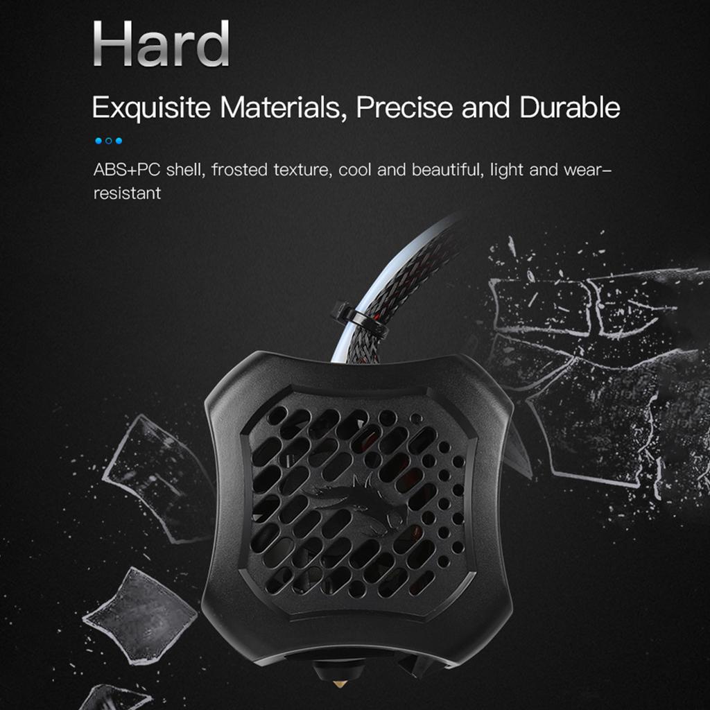 Ender 3 V2 Full Assembled Extruder Kit with Silicone Sock and 0.4mm Nozzle Efficient Heating and