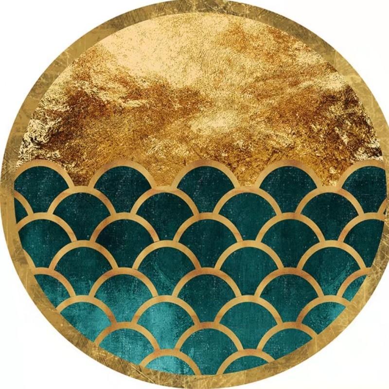 Новый китайский круглый ковер в китайском стиле для гостиной, спальни, кабинета, круглого одеяла в стиле Чжучжоу, модного журнального столика в национальном стиле, коврика для кровати, одеяла