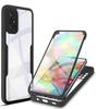 Чехол для телефона с полной защитой 360° для Samsung Galaxy A51 A52 A53 A54 A55 A56 A71 A72 A73, прозрачный мягкий бампер, противоударная крышка