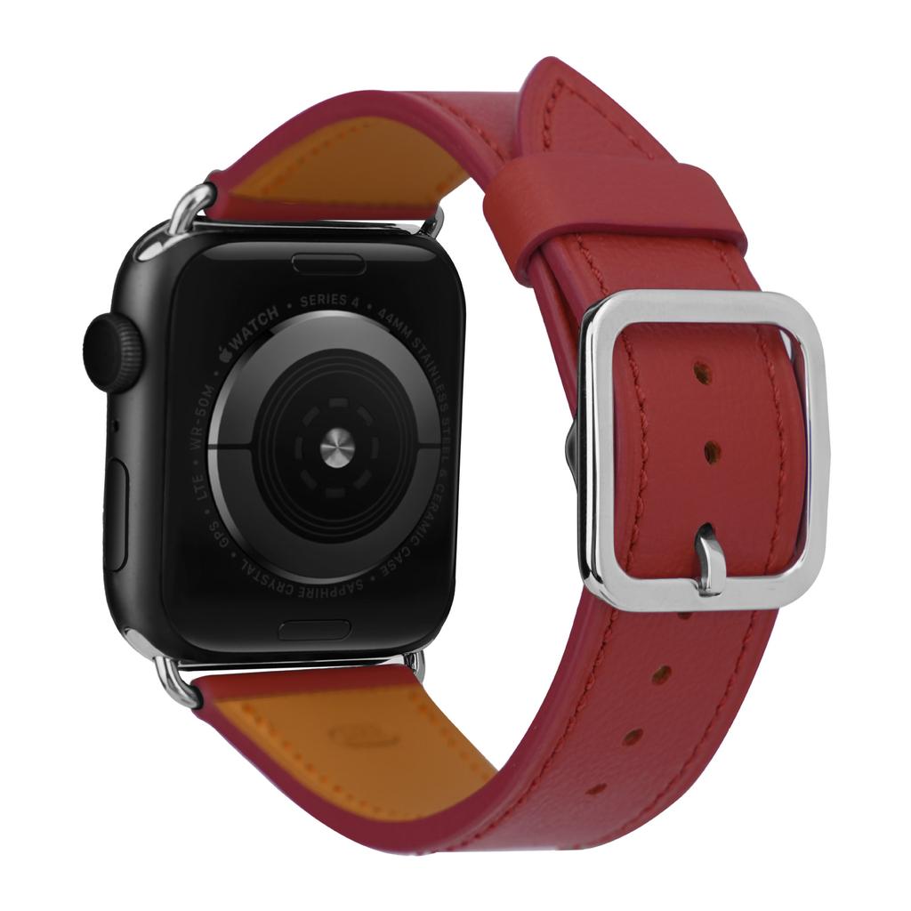 Простой кожаный ремешок для часов первого слоя 49 мм, замена для Apple Watch Ultra всех серий, премиальный аксессуар для браслета