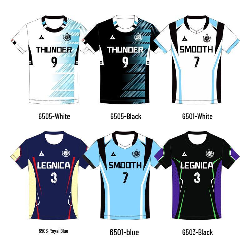 Unisex Volleyball Uniform Set: Breathable, Quick-Drying Jersey & Training Suit with Number Printing for Teams & Competitions.