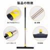 Cleanhome Dry Wiper, Squeegee, Water-Draining Wiper, Glass Wiper, Floor Squeegee, for Cleaning Windows, Walls, Mirrors, Floors, and Ceilings, Foam Rub