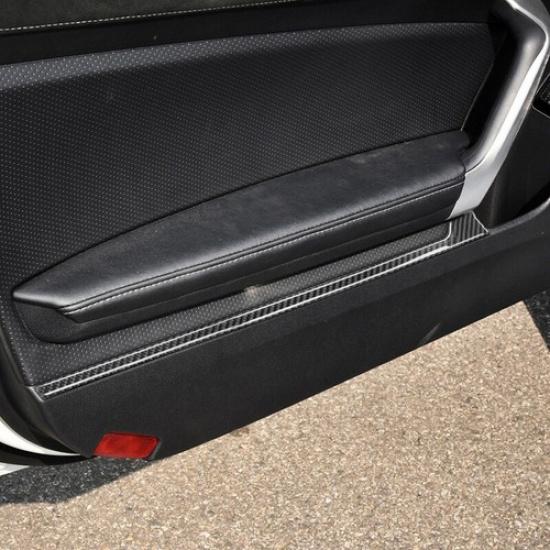 Car Door Panel Decal Strip Carbon Fiber Sticker For Toyota 86 Subaru BRZ 17-20