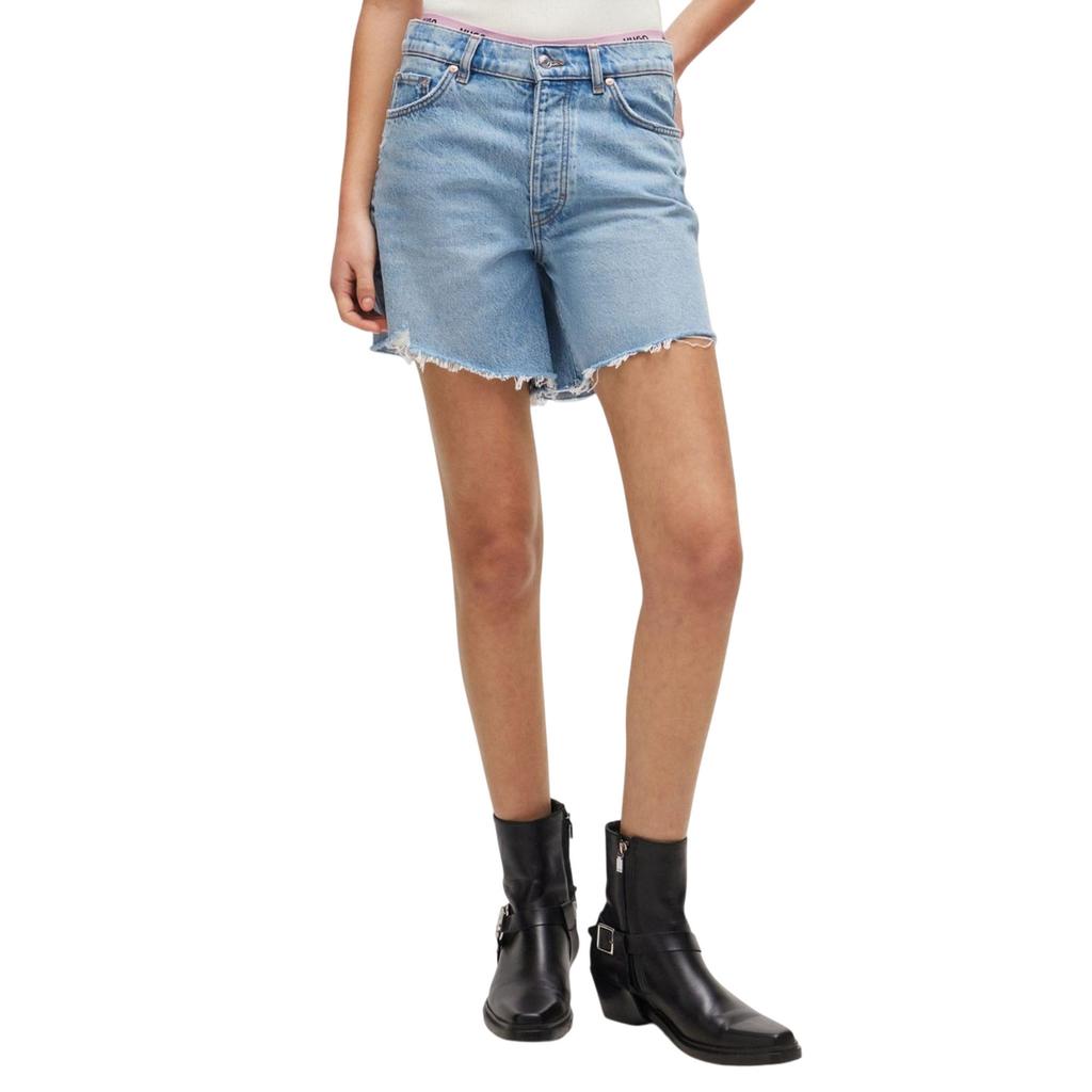 Хуго Женские/Дамские Джинсовые Шорты Gealea Стандартного Кроя
