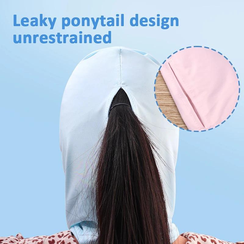 Защитный чехол на шею, солнцезащитные шляпы, женская шляпа с широкими полями, дышащая складная летняя анти-УФ-летняя уличная кепка, женская