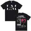 Rapper Luis Miguel Album Tour Graphic T-shirt for Men Harajuku Hip-hop Super Large Summer Print 100% Pure Cotton T-shirt