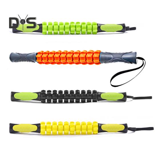 Массажный роликовый массажер для снятия боли в мышцах, глубокого расслабления тканей, физиотерапии, массажной палочки для лица, плеч, рук и тела