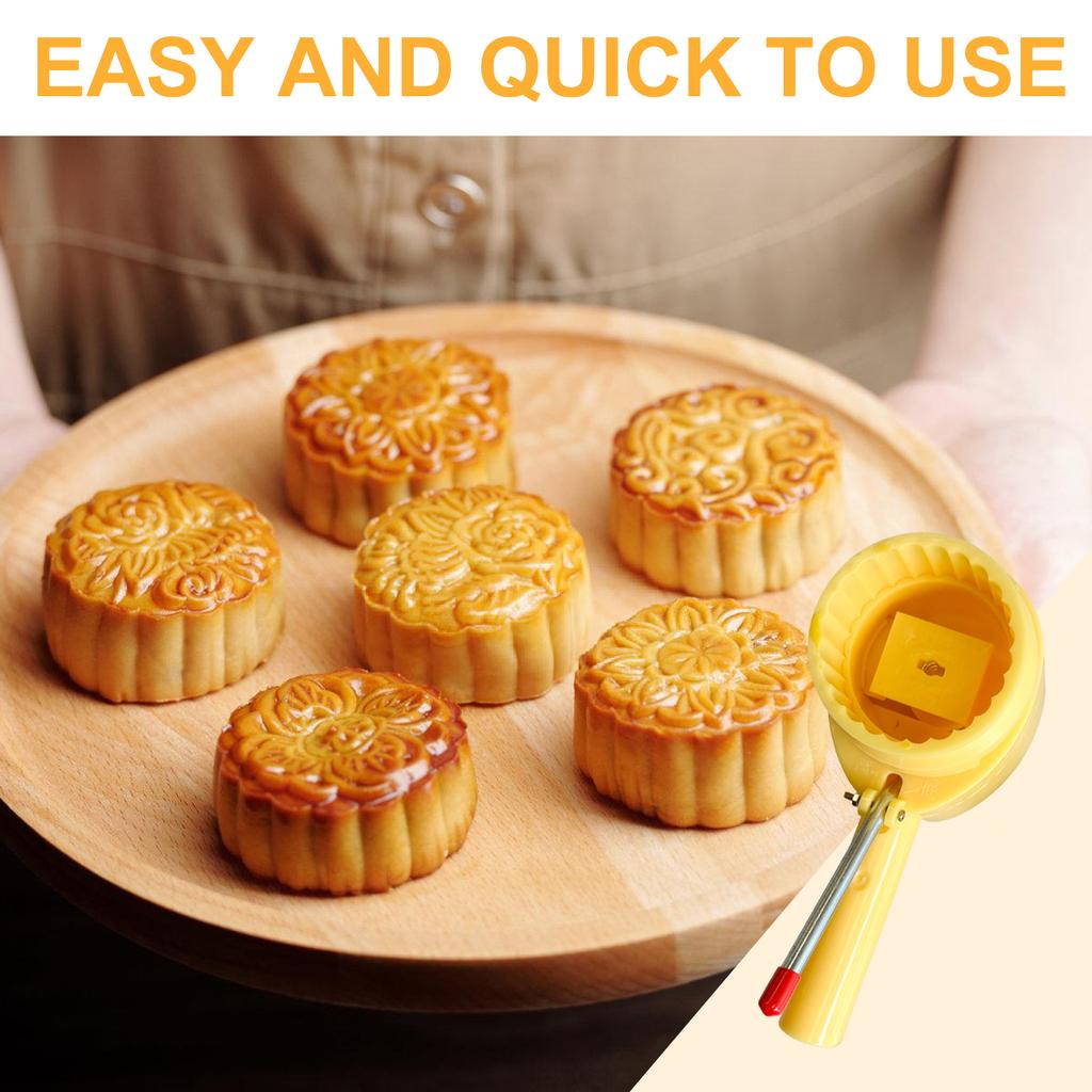 Hand Pressed Ice Skin Mooncakes Mold Chocolate Moulds Flexible ABS Plastics Pastries Dessert Mold for Baking Enthusiasts
