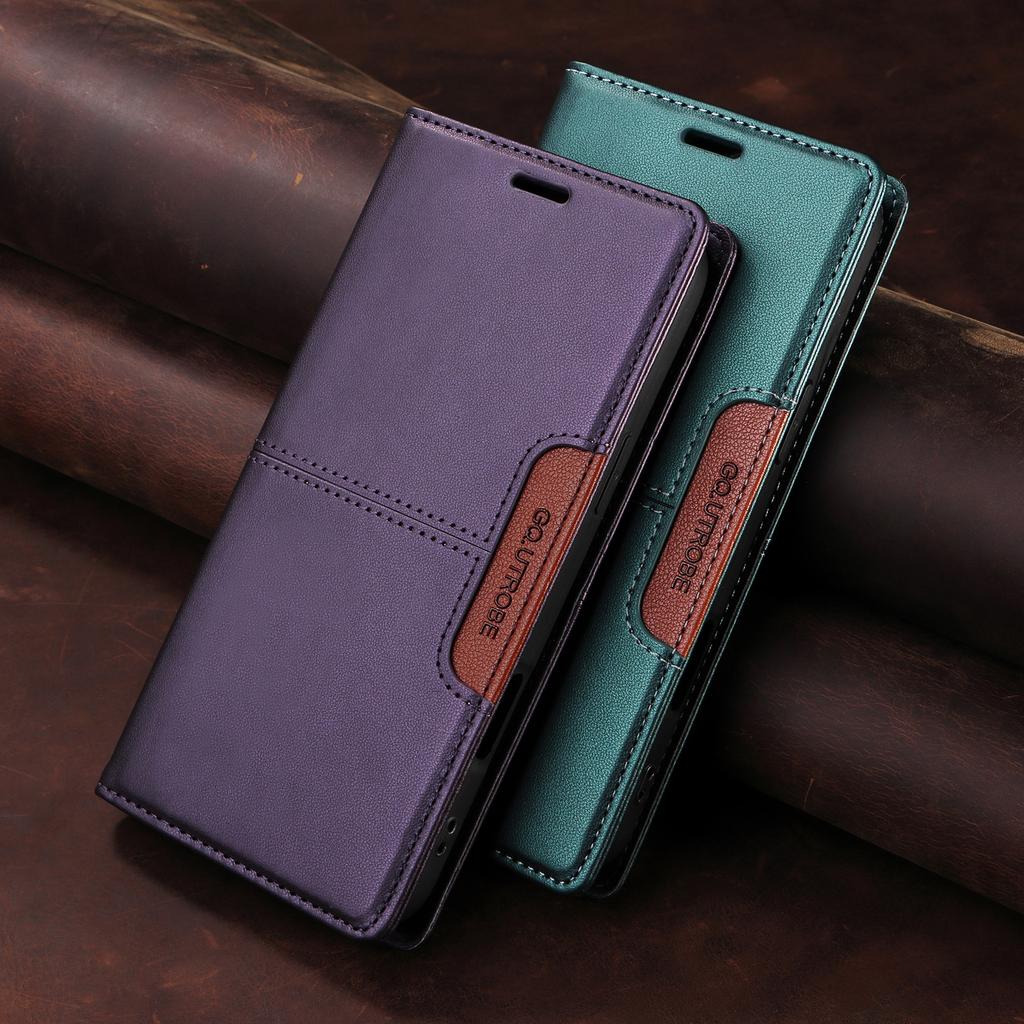 Luxury Leather Case for Samsung Flip Folio RFID Blocking Wallet Kickstand Protective Cover Holster For Samsung Galaxy S22 S23 S24 S25 Ultra Note20