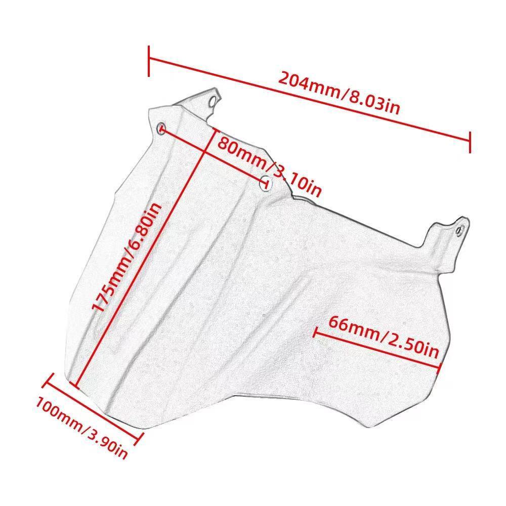 Задние брызговики Защита от брызг Черный Подходят для BMW R1300GS R1300 GS 2023 2024