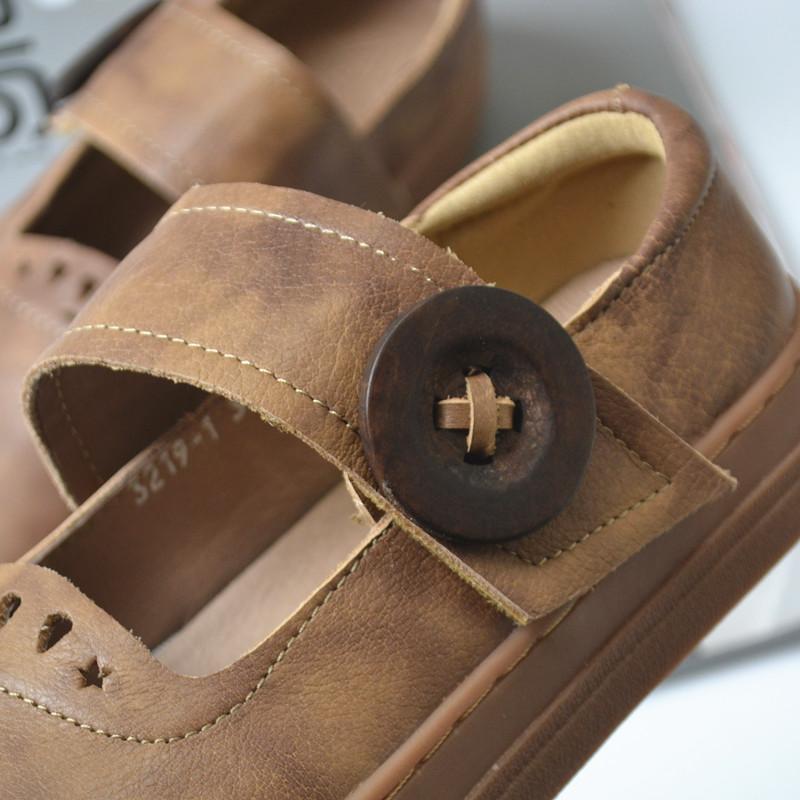 Мода Ретро ностальгия Японская платформа коровья кожа женская обувь гладиатор Римская кожа женская обувь Корейские мокасины Оксфорды