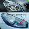 Для Nissan Qashqai 2008 2009 2010 2011 2012 2013 2014 2015 Автомобильный передний плафон фары линза корпус фар тень фары