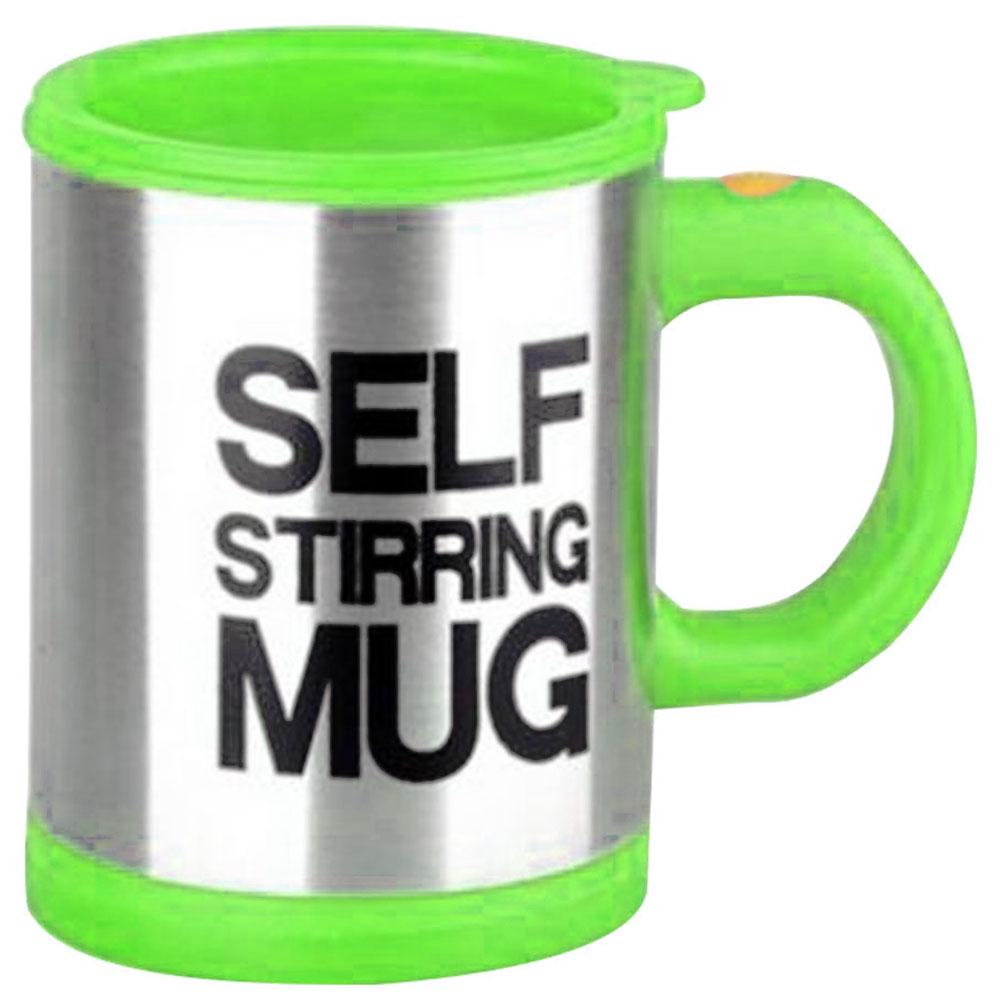Automatic Mixing Coffee Tea Cup Lazy Self Strring Mug Button Pressing