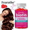 Fearathe Biotin Hair Growth Supplement with Astaxanthin, 120 Softgels