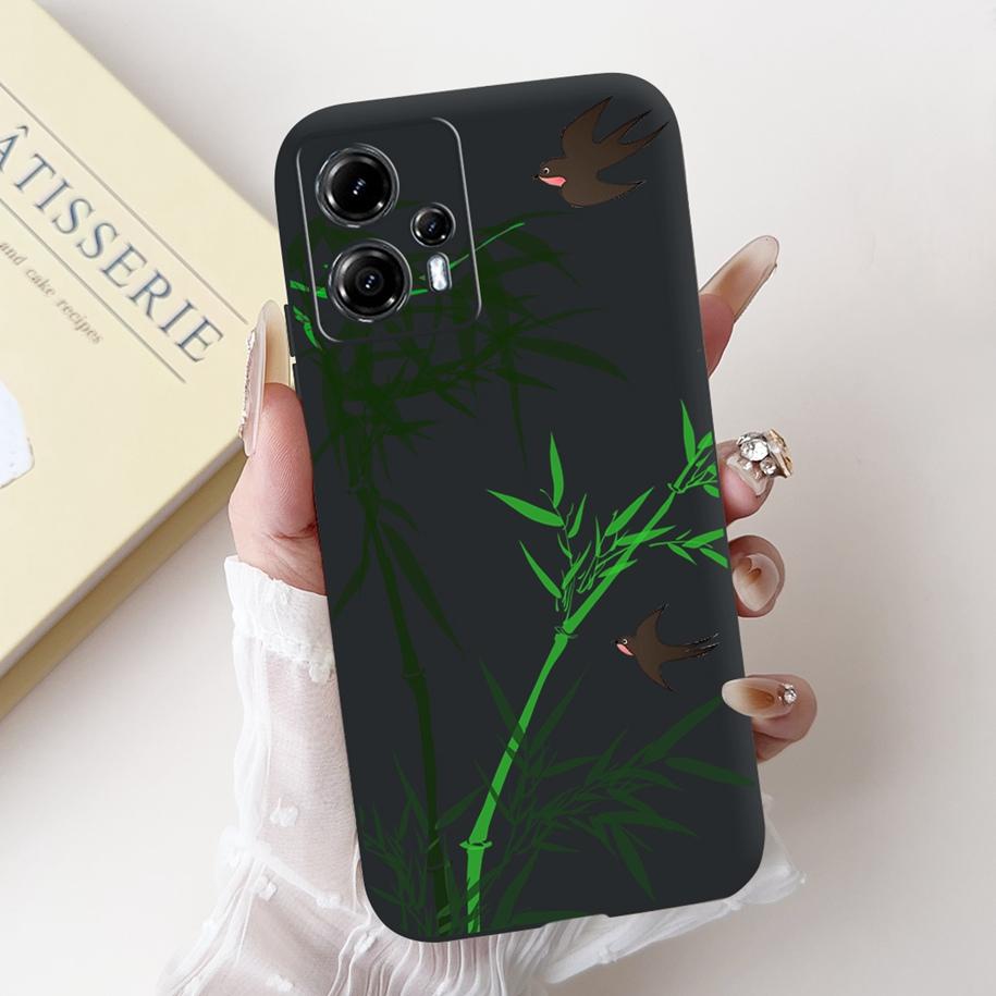 Для Motorola Moto G13 G23 Чехол Милый Пингвин Ромашка Расписная Крышка Мягкий Силиконовый Чехол для Телефона Для Moto G23 G 13 MotoG13 MotoG23 Coque
