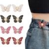 No Sewing Butterfly Buttons Pins Easy To Use Pants Clips New Buckle Extender  for Loose Jeans
