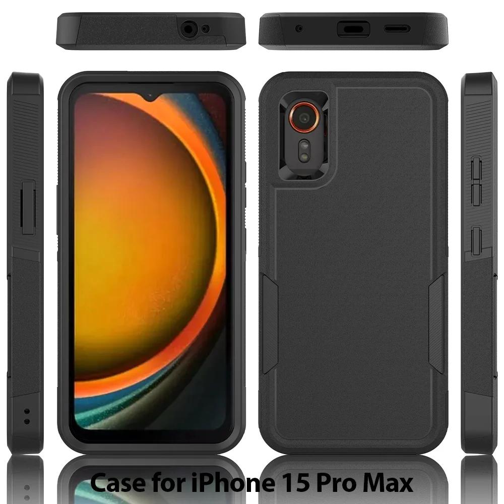 Прочный ударопрочный чехол для телефона Samsung Galaxy Xcover 7 6.6 с защитной мягкой рамкой из ТПУ, жестким пластиковым защитным чехлом для задней панели с полной защитой