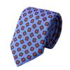 Dunhill Day Navy 8cm Printed Made In Italy Father's Men's Tie, Wide, 100% Silk, Gasket, 23RPTP4G5472, [Product Code 23RPTP4G5472]