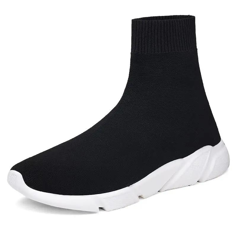 FashionBig Size Summer High Top Sports Sock Boot Men Sport Shoes Men Running Shoes Sneakers Women Sneakers Socks for Men Knit GME-1528