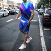 Men's Set summer3Dprinted sportswearT-shirt Shorts 2-piece Set for Jogging Fitness Cool Short Sleeved Casual Oversized Sportswear