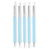 5Pcs Double Head Silicone Carving Pen DIY Ceramic Tool Clay Soft Clay Plastic Knife Carving Pen Nail Tool Drilling Pen Set