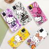 JZ21 Милый чехол с рисунком Hello Kitty для Samsung A04 A14 A23 M33 M53 Realme 10 9 C35 C55 VIVO Y02 X80 Infinix Hot 30 Note 11 Tecno Spark 8P Pro