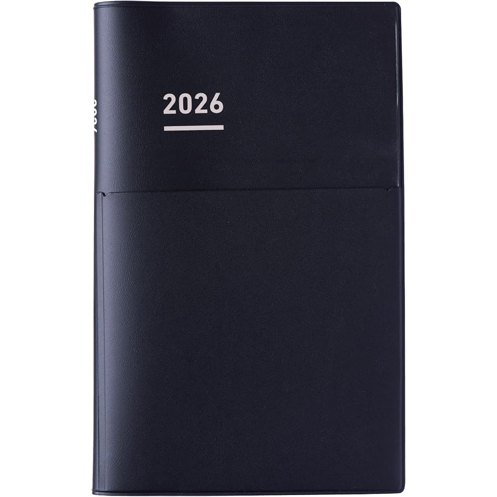 Kokuyojibun Notebook Biz 2026 Spring Monthly Weekly A5 Slim Matte Black Ni-JB1D-264 Starting 2026/3