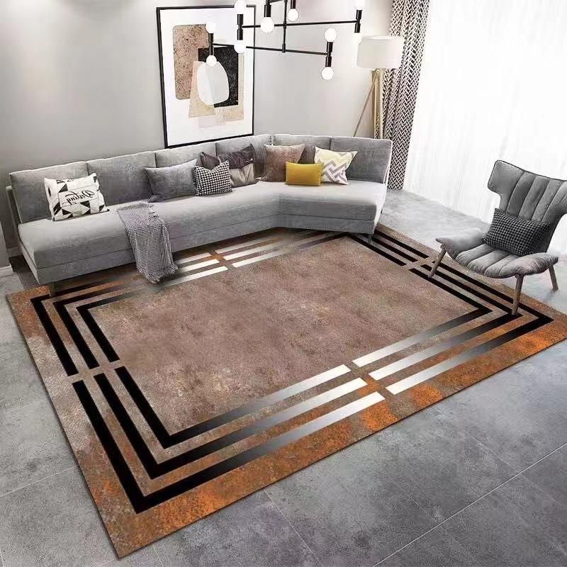 Ковер для гостиной грязеотталкивающий и простой в уходе, прикроватный ковер, ковер под диван и кофейный столик, ковер для большой площади