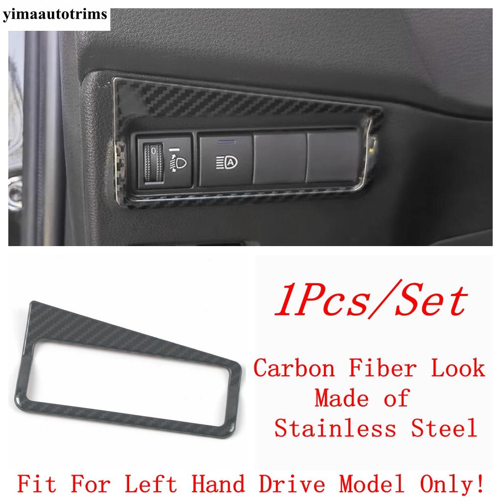 Car Head Fog Light Lamp Switch Button Frame Decoration Cover Trim For Toyota Corolla Cross XG10 - 2025 Accessories Interior