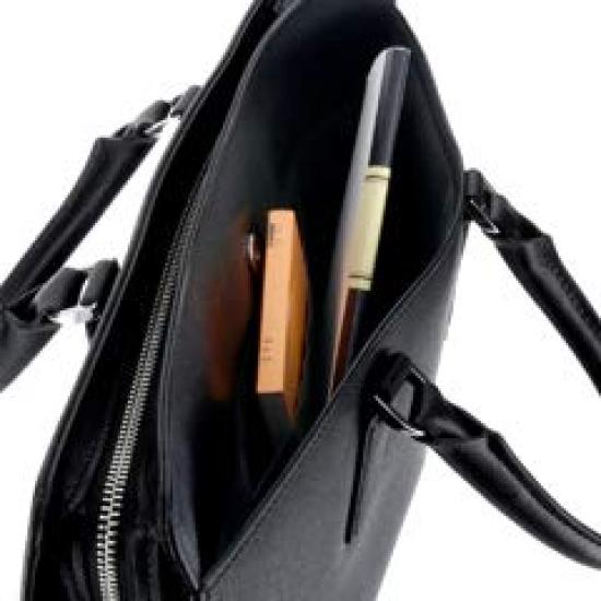 Портфельная деловая сумка черная [Porter] [FLUX]