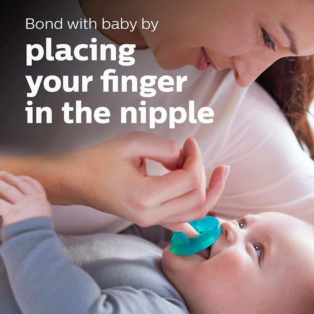 Philips Pacifier and Case Set (3-18 Months, Green)