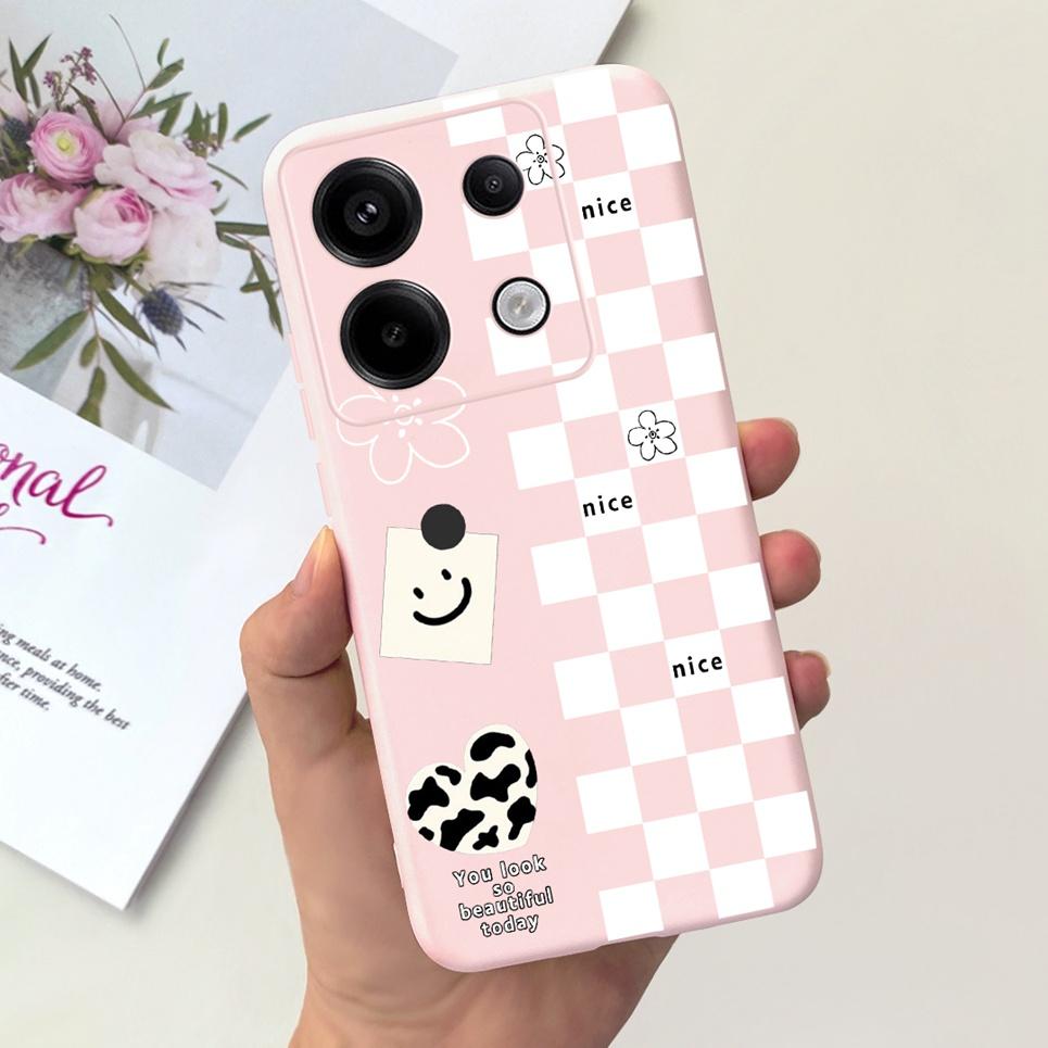 Для Xiaomi Poco X6 Pro 5G Чехол Poco M6 Pro 4G Обложка Цветок Бабочка Гелевый Бампер Coque Мягкий Силикон Fundas Для PocoX6 PocoM6