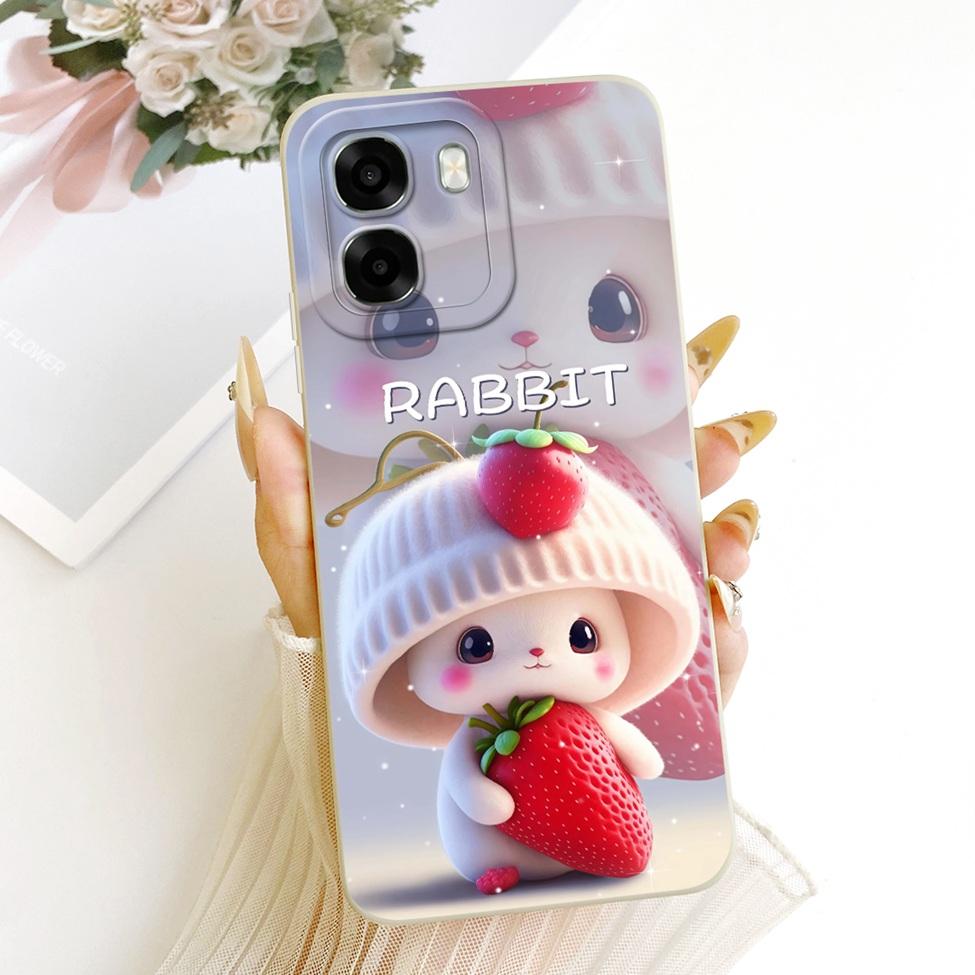 Чехол для телефона Oppo A6x 4G CPH2819 5G CPH2783 Чехол для Oppo A6x Милый Кавайный Роскошный Модный Цветы Крутой Расписной Силиконовый Корпус