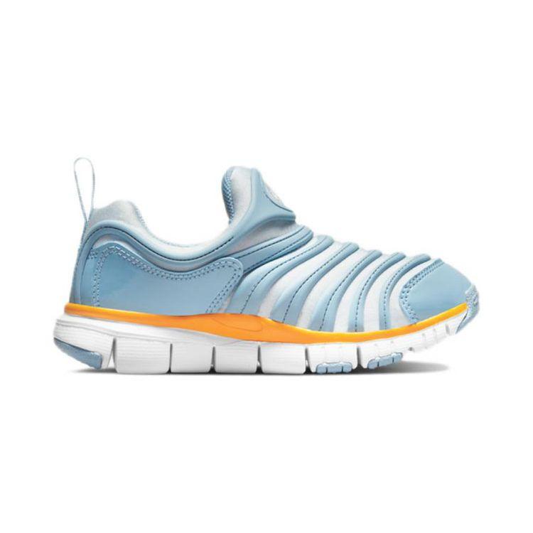 Nike Dynamo Free Тканевые Нескользящие Амортизирующие Прочные Спортивные Повседневные Кроссовки с Низким Верхом Детские Кроссовки Синие 343738-438