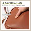 BLUE SINCERE Shoulder Genuine Cowhide Leather SHB10 Women's Bag, Leather, Compact, Lightweight, Mini, One-Shoulder Bag, Vegetable-Tanned / (Grey