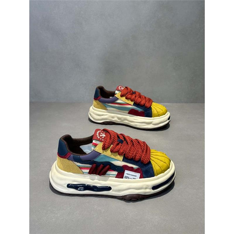 Цвет подошвы dad shoes новая удобная дышащая сетка растворяющаяся подошва повседневная dl